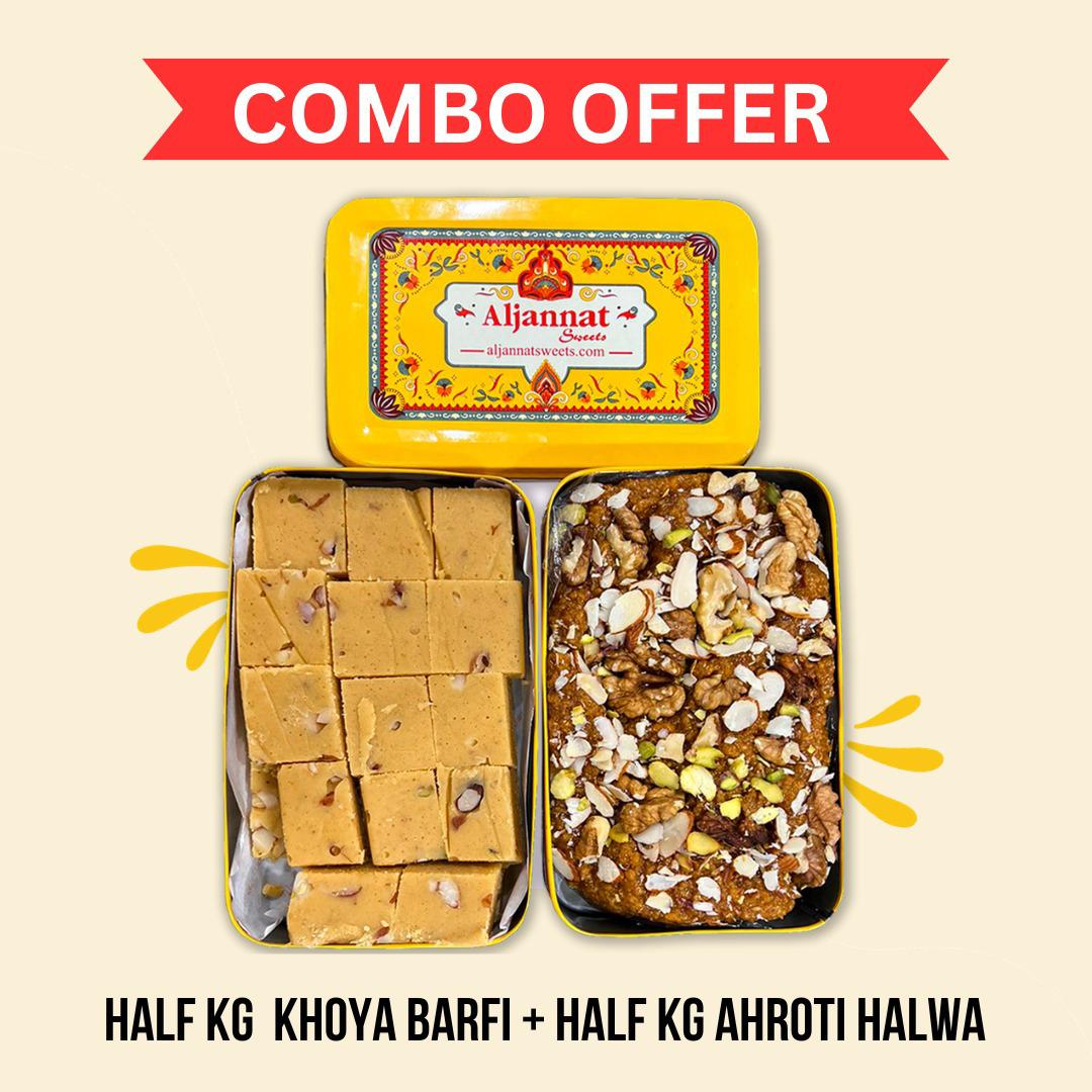 Barfi & Halwa Combo